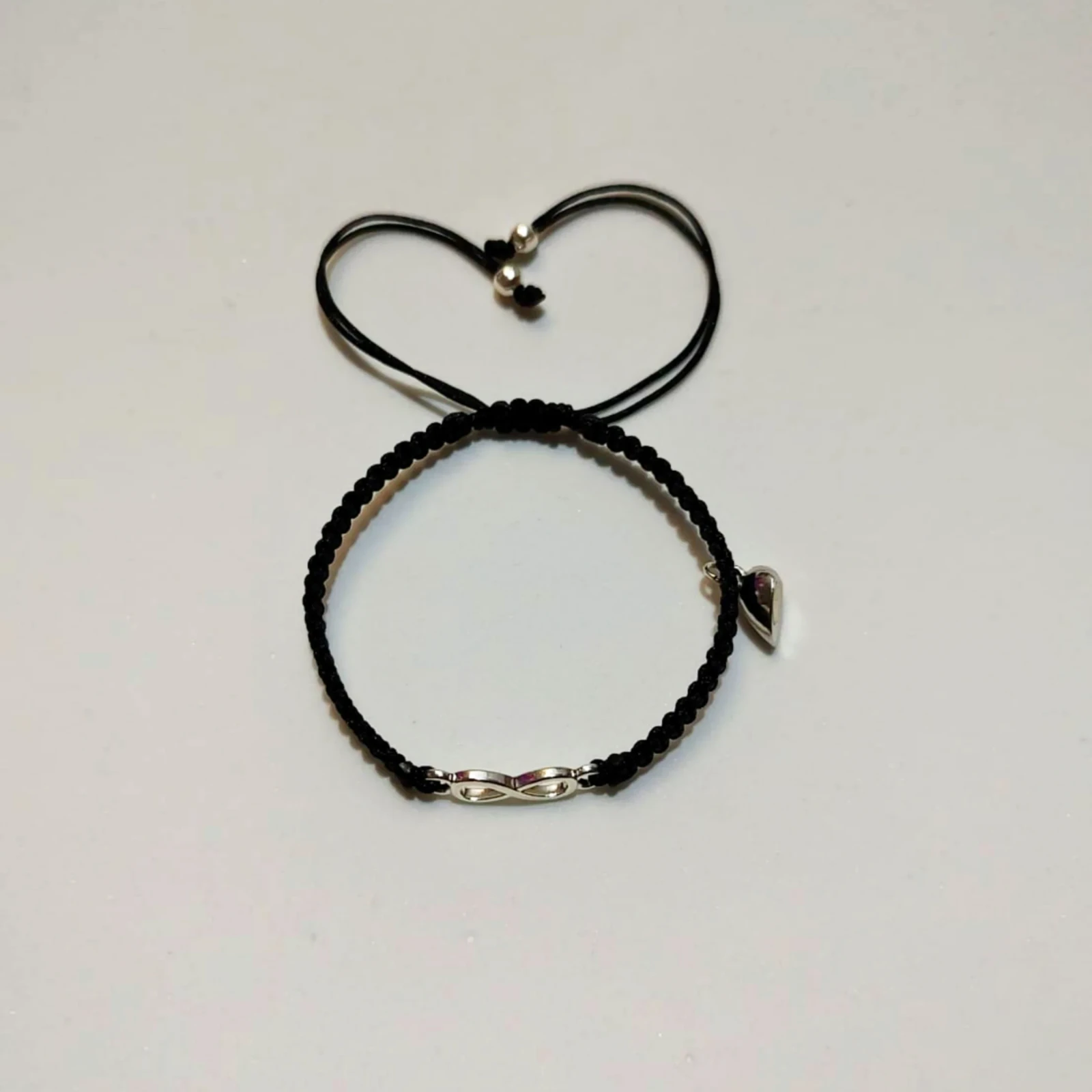 Dúo Pulseras de Infinito Negras 3
