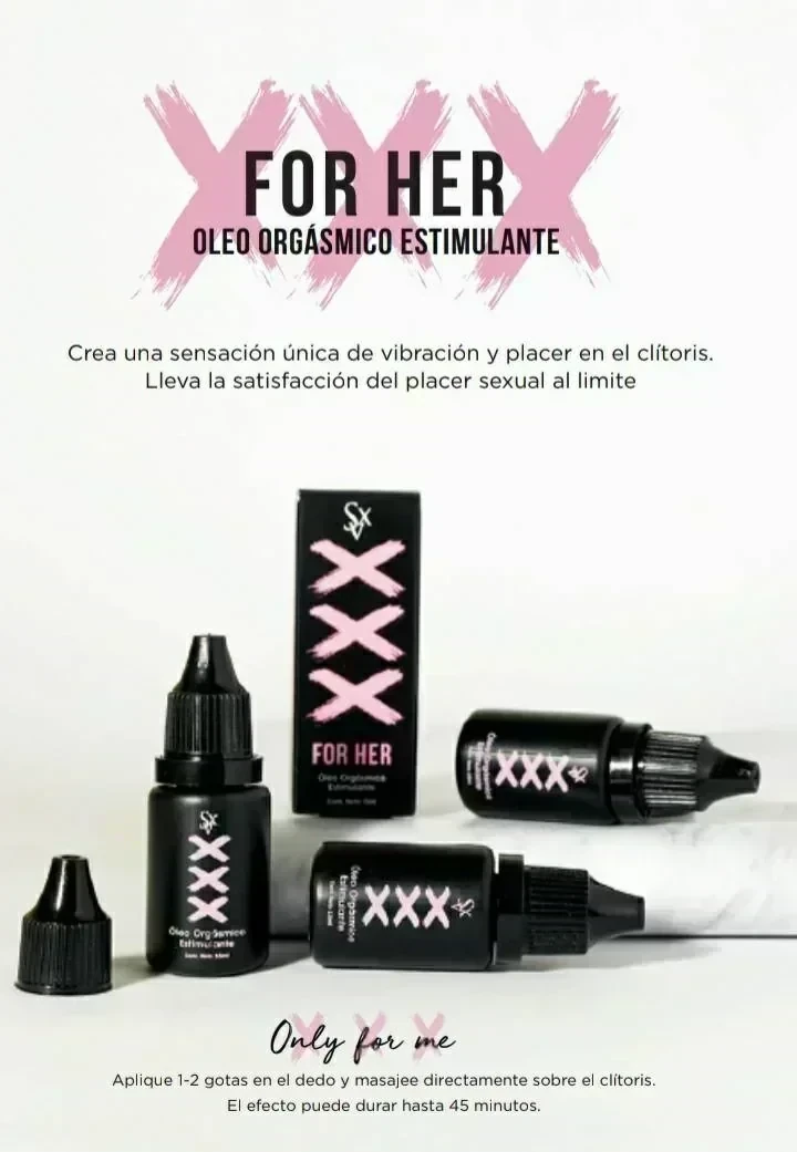 XXX FOR HER, oleo orgásmico estimulante