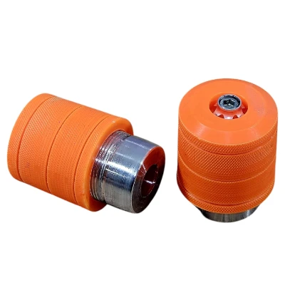 Slider eje de llantas 6 cm naranja (par) DT 125 - XTZ 150 - XTZ 125 - XTZ 250 - DR 150 - XR 150 - MRX 150 - TTR 150 MF