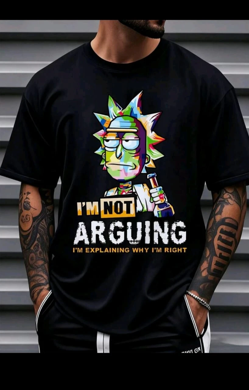 Camiseta Rick & Morty x Adult swing/ Edición "Action Rick"