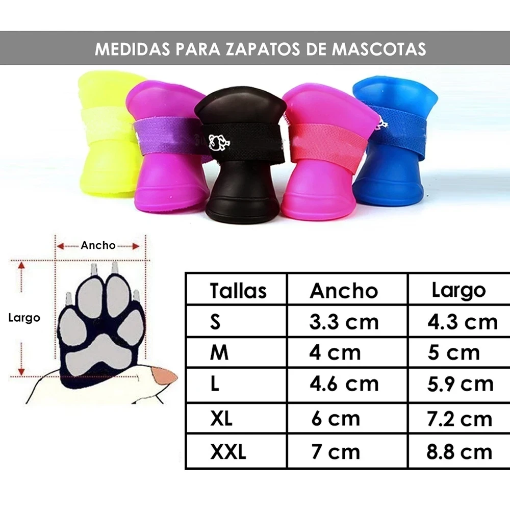Zapatos de silicona morado  2