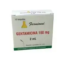 GENTAMICINA 160 MG/2 ML X 10 AMP FARMIONNI