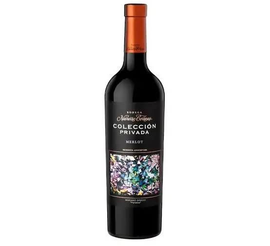 Vino Tinto NAVARRO CORREAS Colección Privada Merlot Botella 750ml