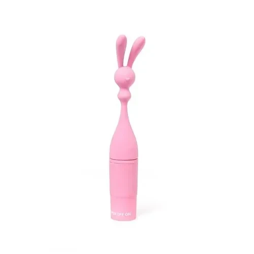 Vibrador Conejito Estimulador De Clitoris Color Surtido 20Cmx2.5Cm