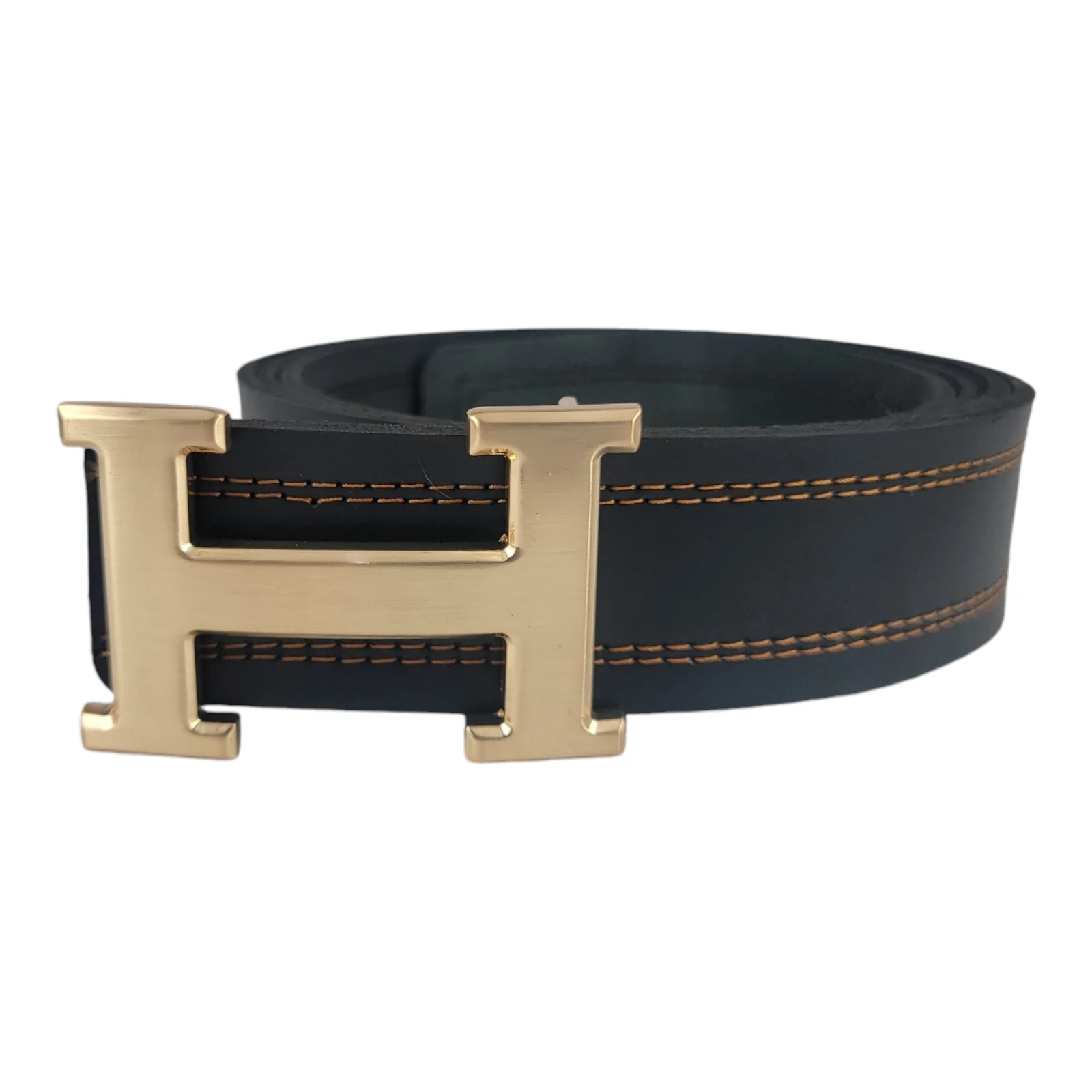 Hermes Detalle en costura dorada  2