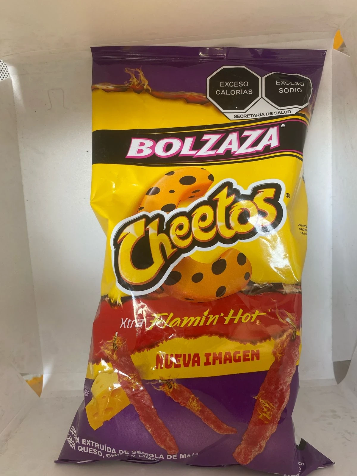 BOLZAZA CHETOA EXTRAS FLAMIN HOT 115G