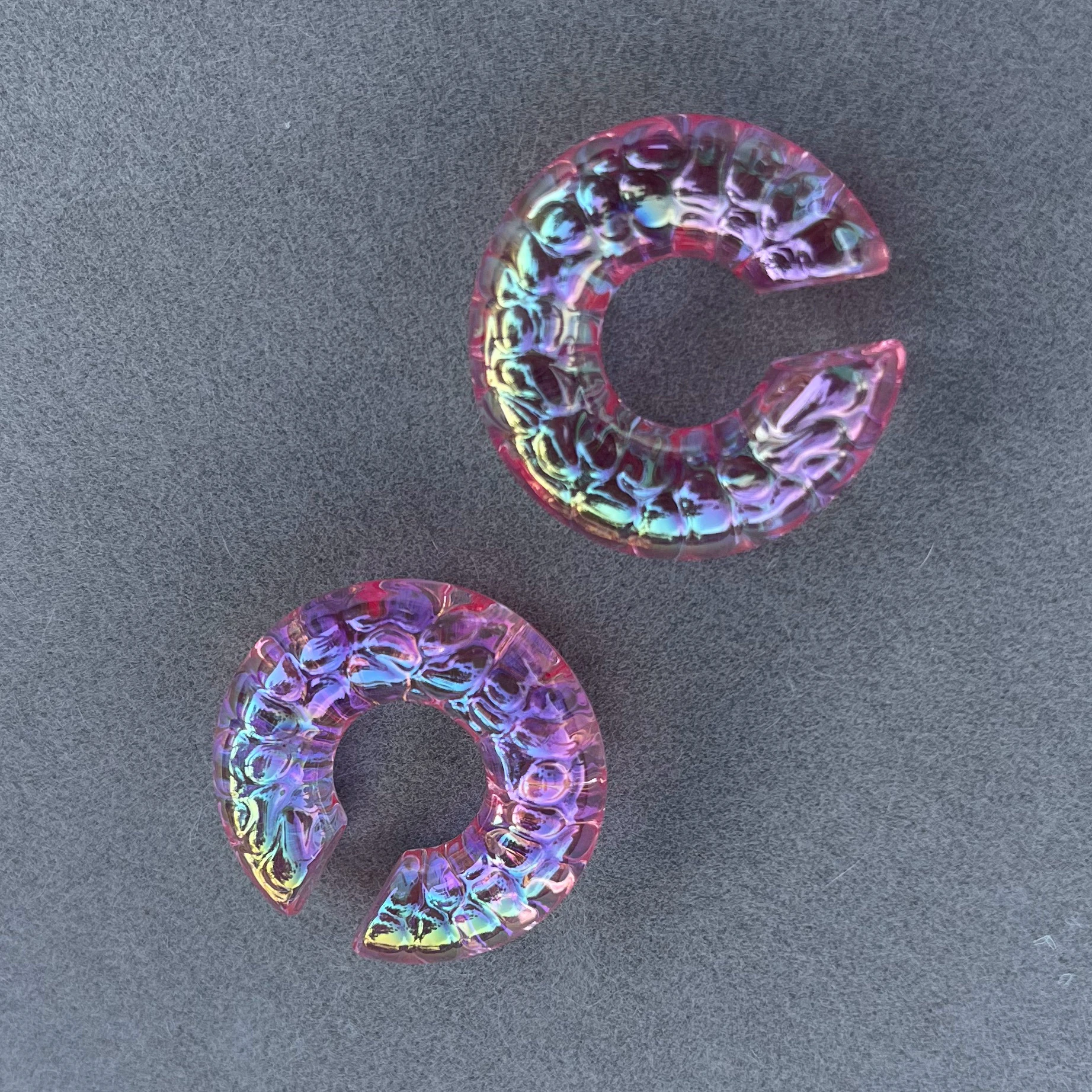 Earcuff Burbúja Rosa 
