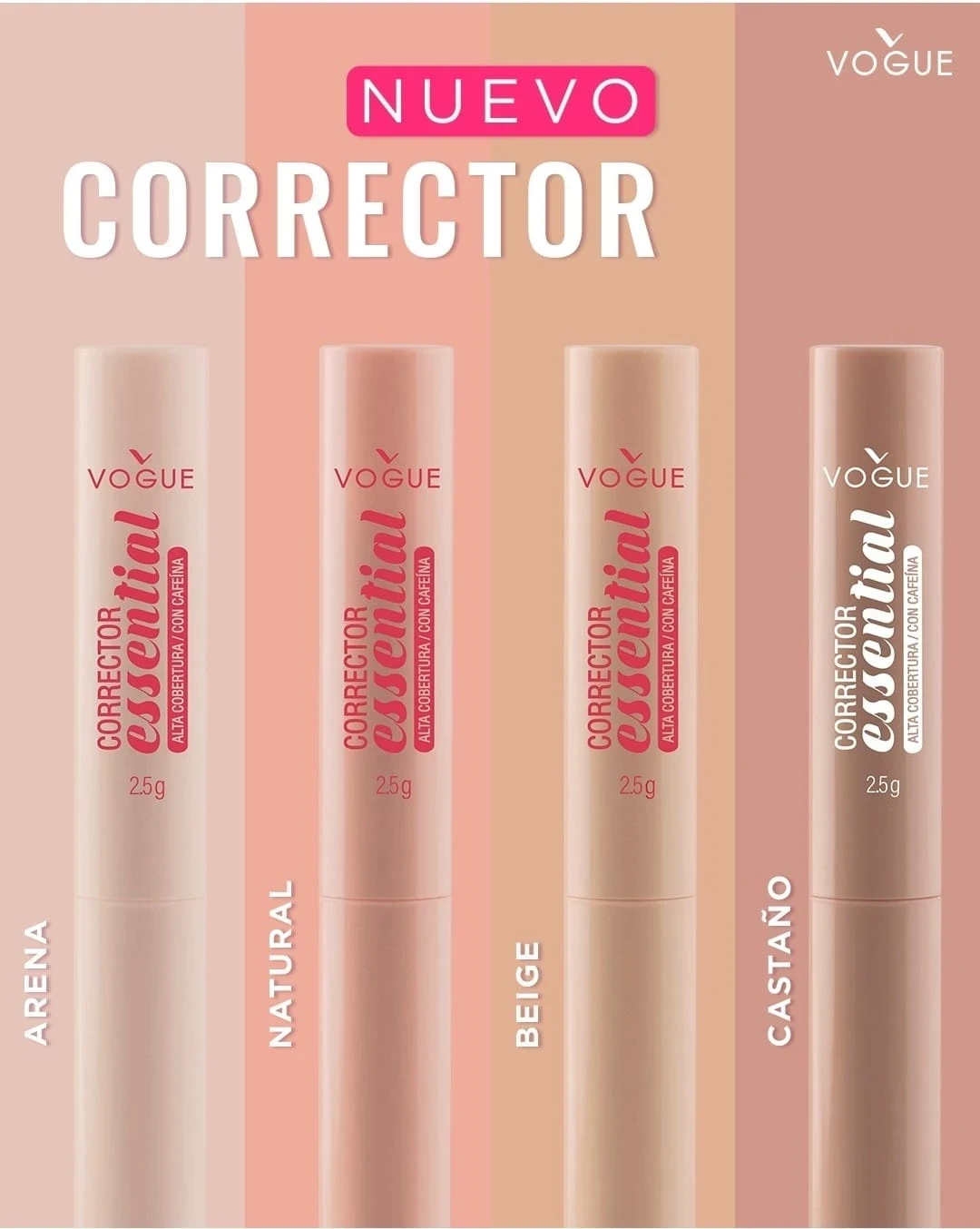 vogue corrector cremoso essential