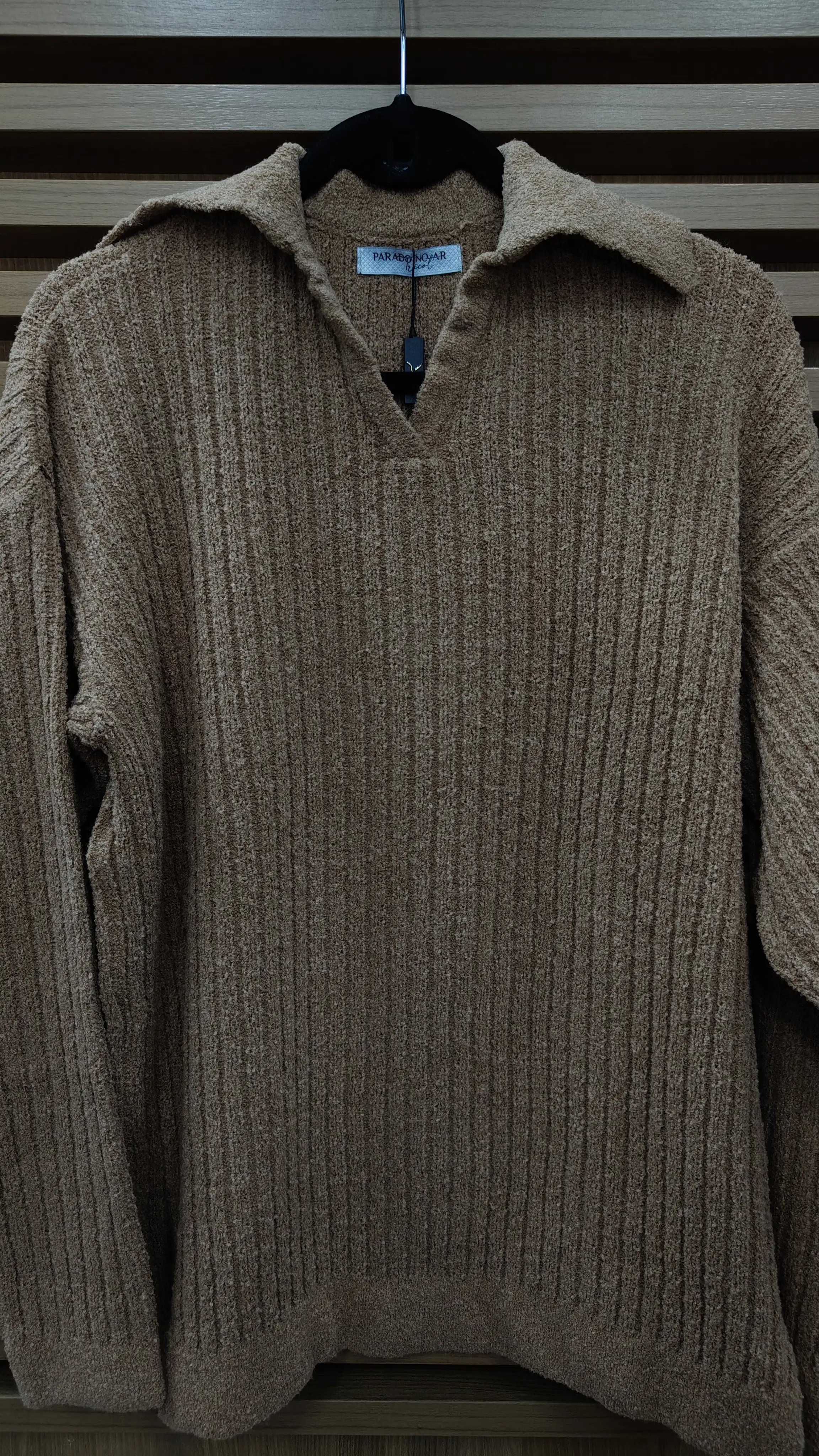 Sweet Blusa tricot Marrom