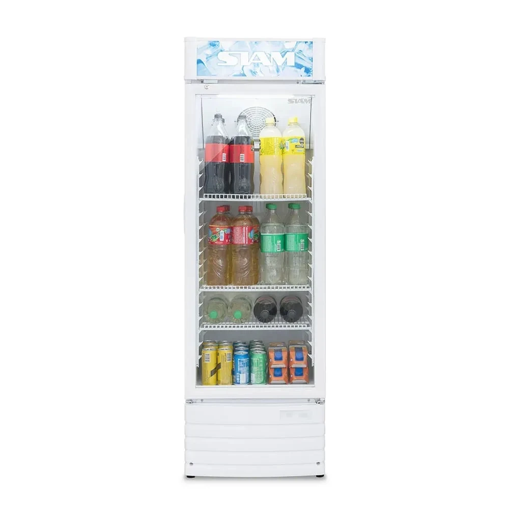 Heladera Exhibidora Vertical Siam 229 Litros Con Cerradura