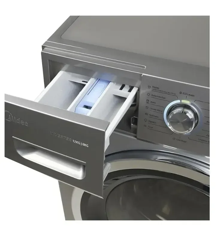 Lavasecarropas midea wd-lc312sar1 12kg inverter silver  2