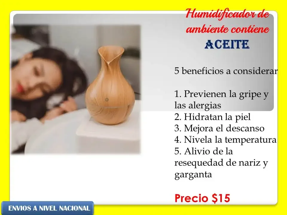 Humidificador ambiental  2