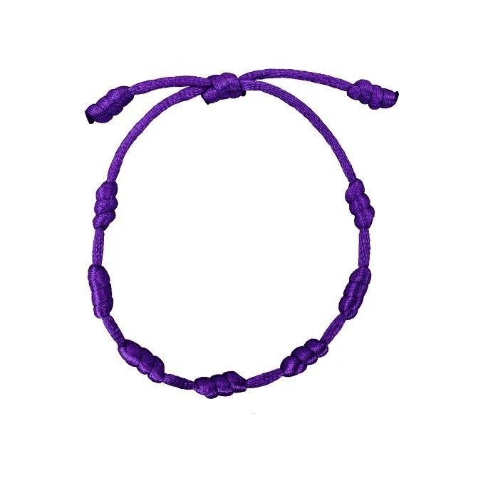 Pulsera 7 Nudos Violeta 