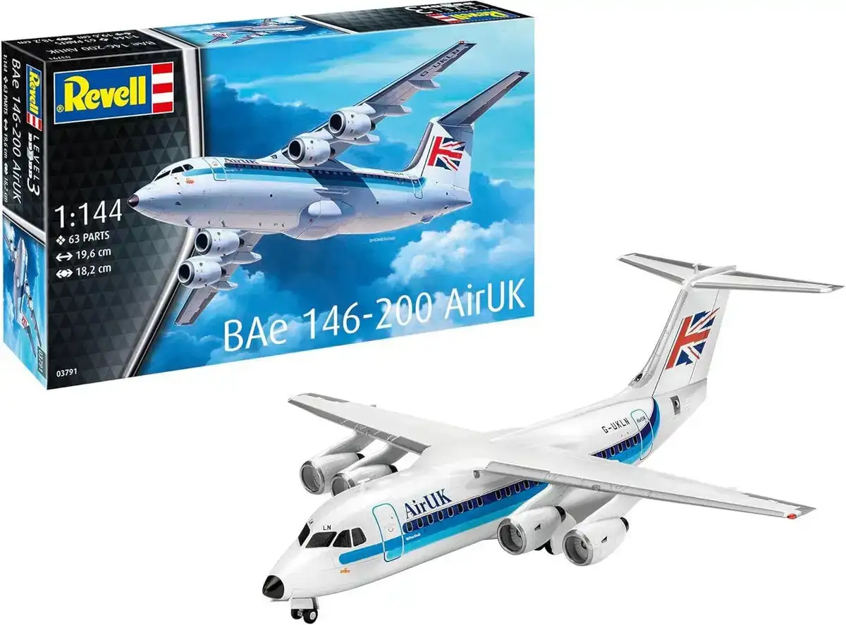 1/144 Revell BAe 146 (RJ85) - AirUK