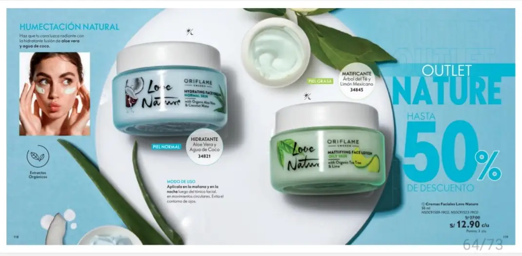 Love Nature Hydrating Face Crem