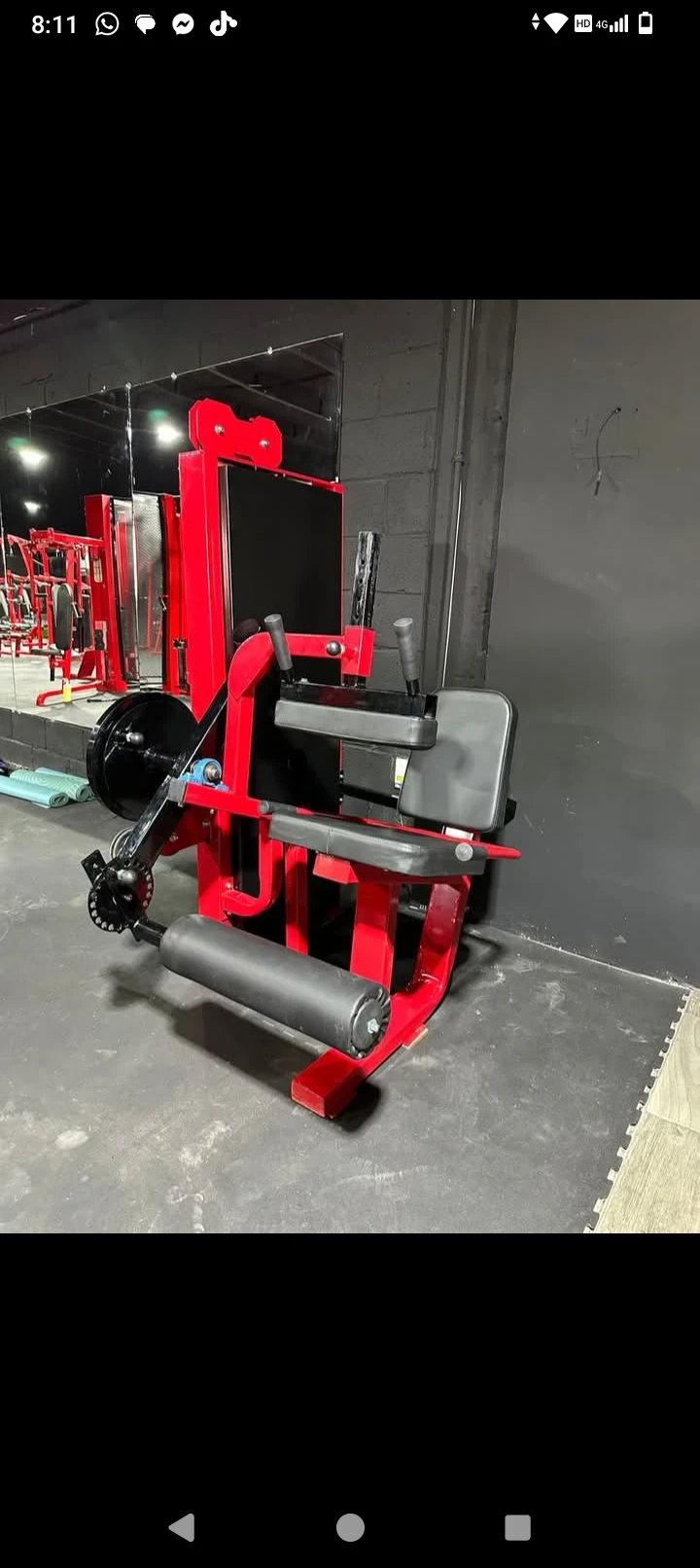 Máquina para esxremciones sentado 
