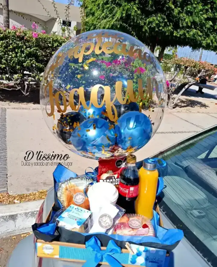 Desayuno/globo personalizado 