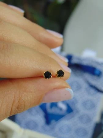 TOPO CHISPA ACERO DOR PEQ NEGRO