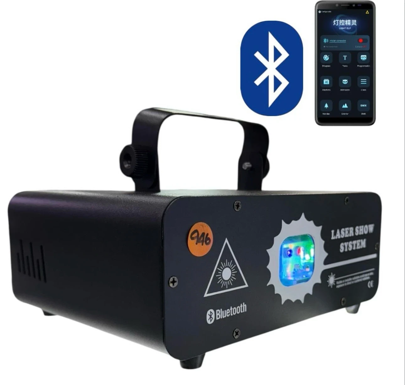 LASER GRAFICADOR RGBW + BLUETOOTH 5W