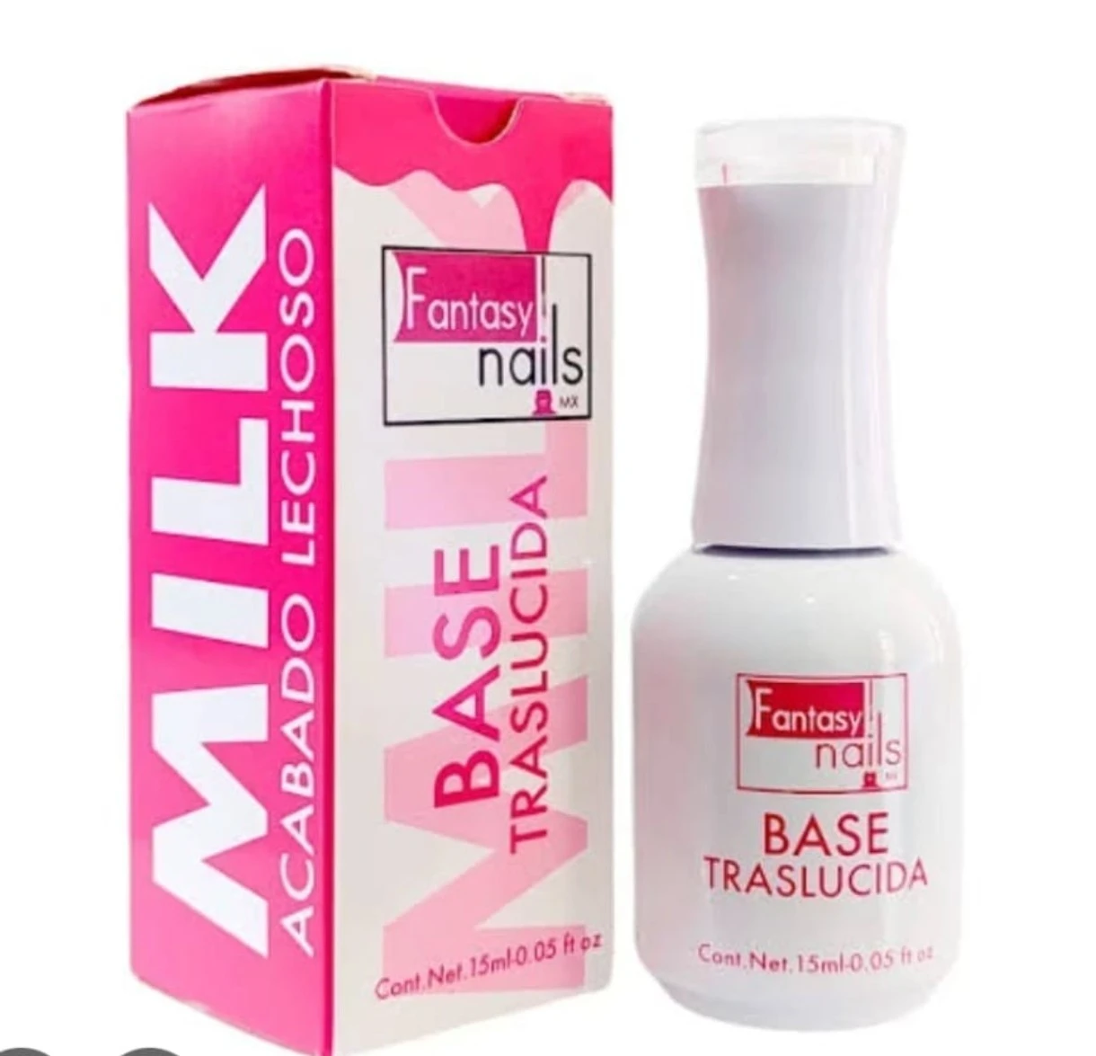 base traslúcida milk 15 ml 