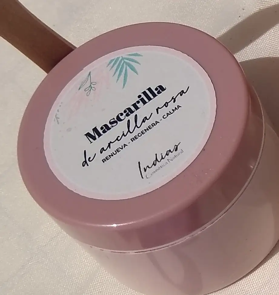 Mascarilla de Arcilla rosa  2