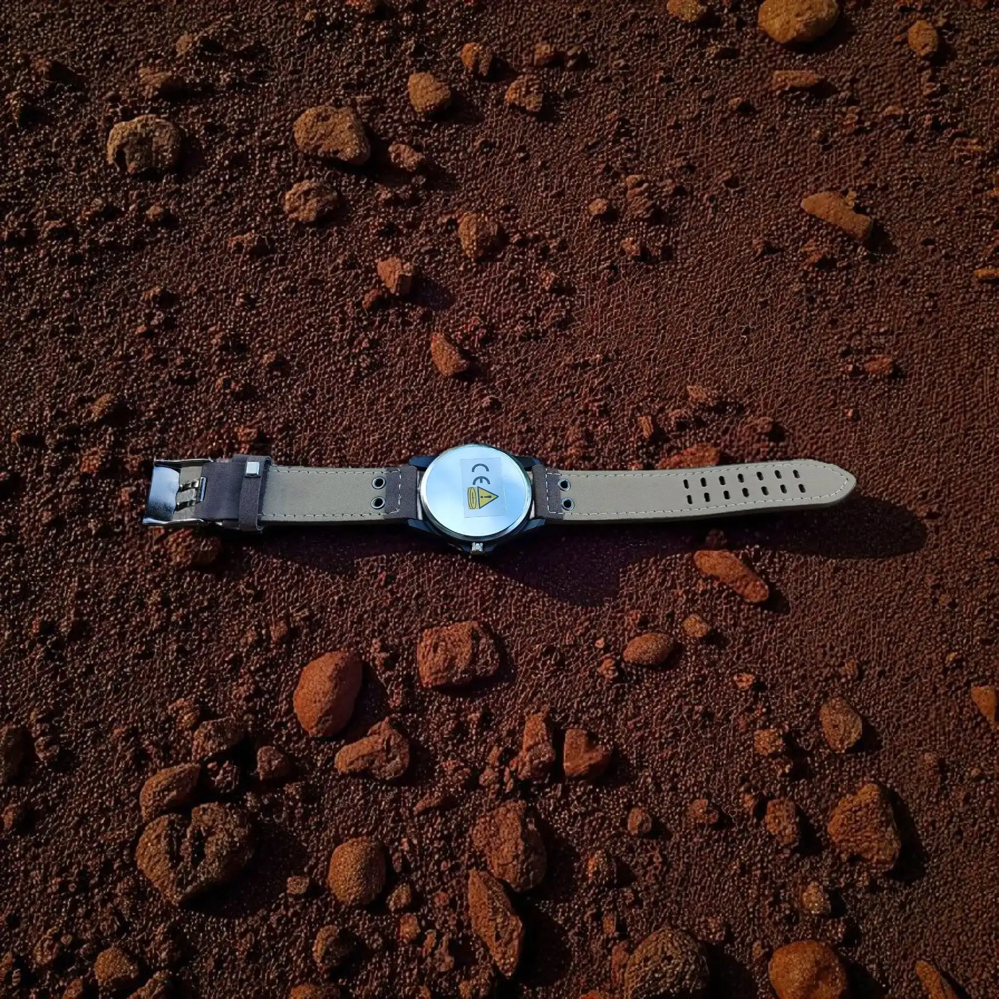 Reloj Masculino redondo café  3