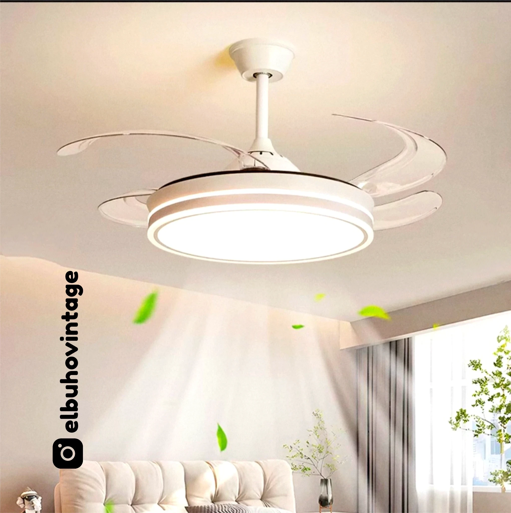 LÁMPARA LED VENTILADOR  3