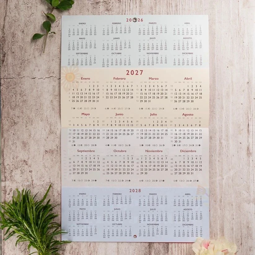 Calendario pared Pechi 2027 En Dios eres 3