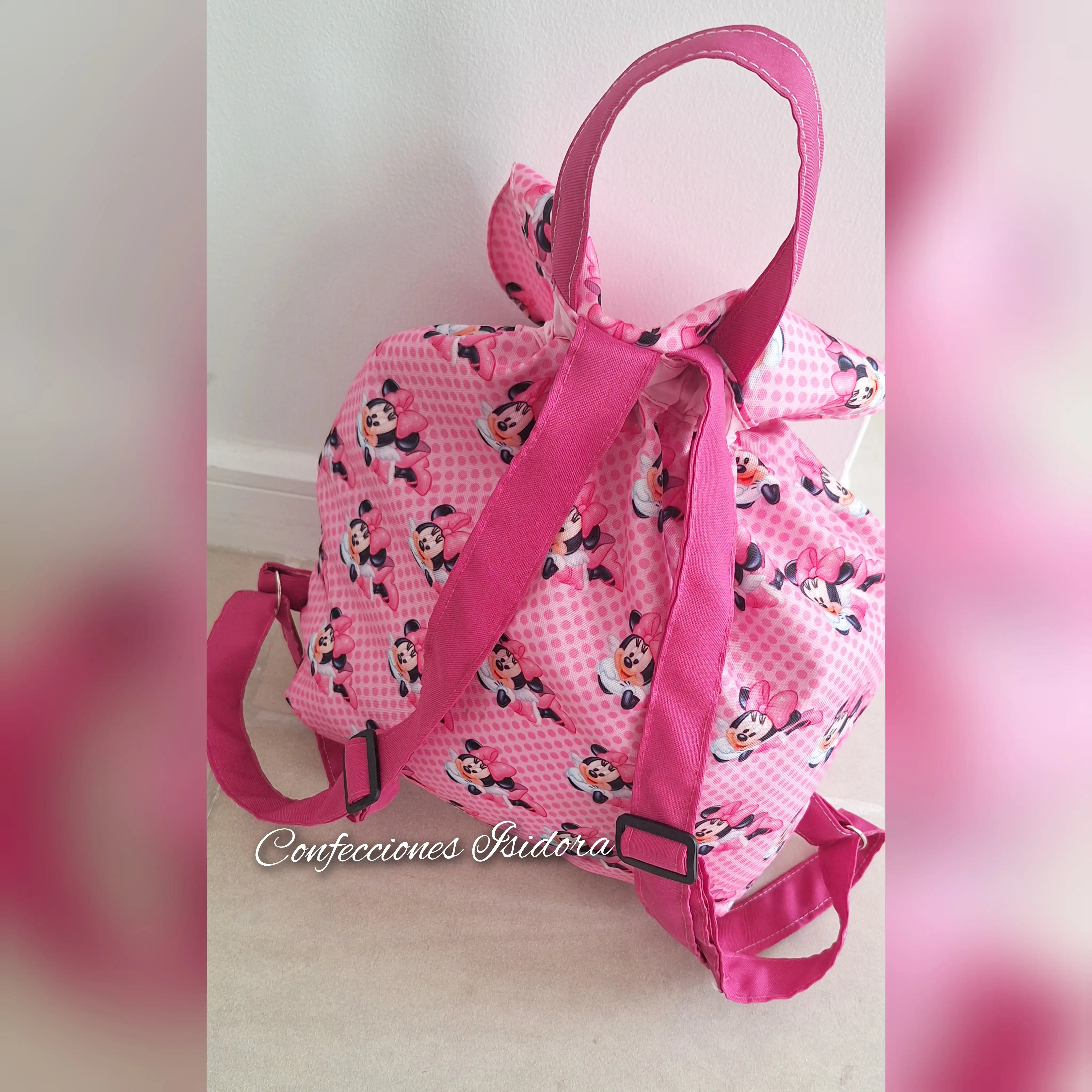 Mochila minnie fuscia 2