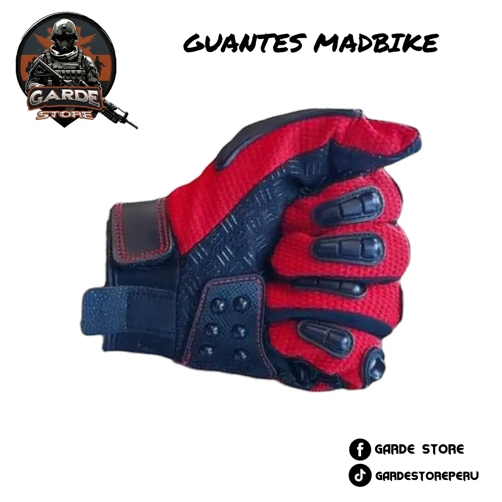 Guantes MADBIKE reforzado.  3