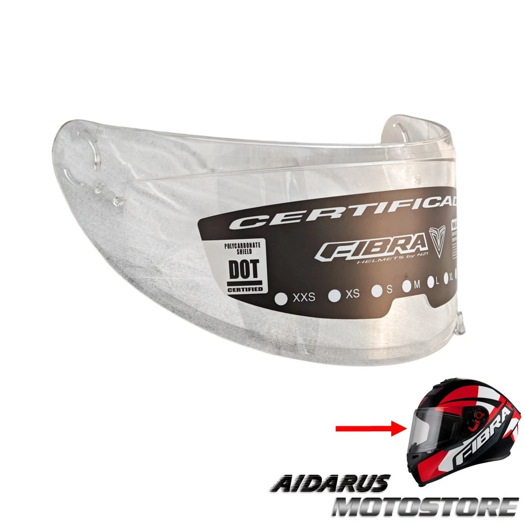 VISOR FIBRA GIGA TRANSPARENTE