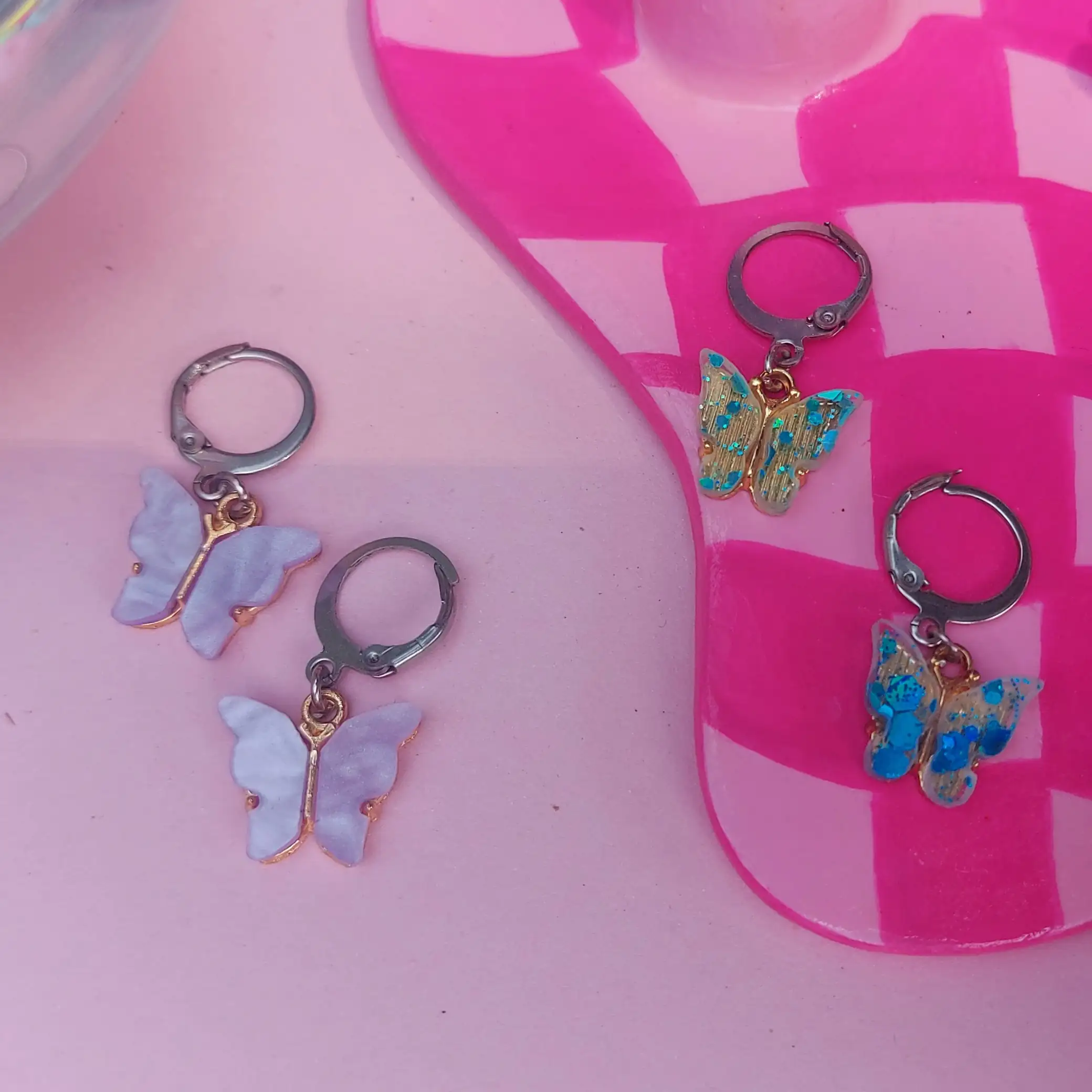 Aretes de mariposa  4