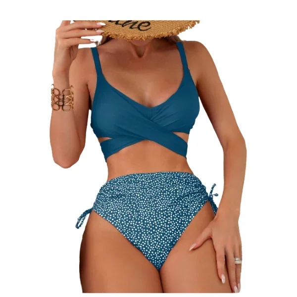Bañador bikini con estampado de lunares