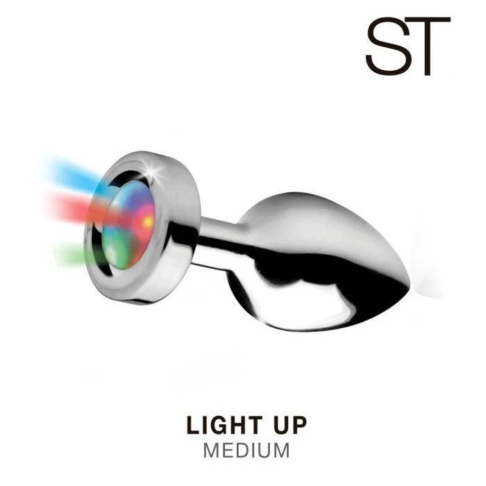 Light Up Medium Anal Plug 