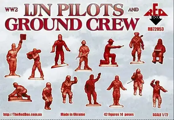 1/72 Red Box WW2 IJN Pilots and Ground Crew 2
