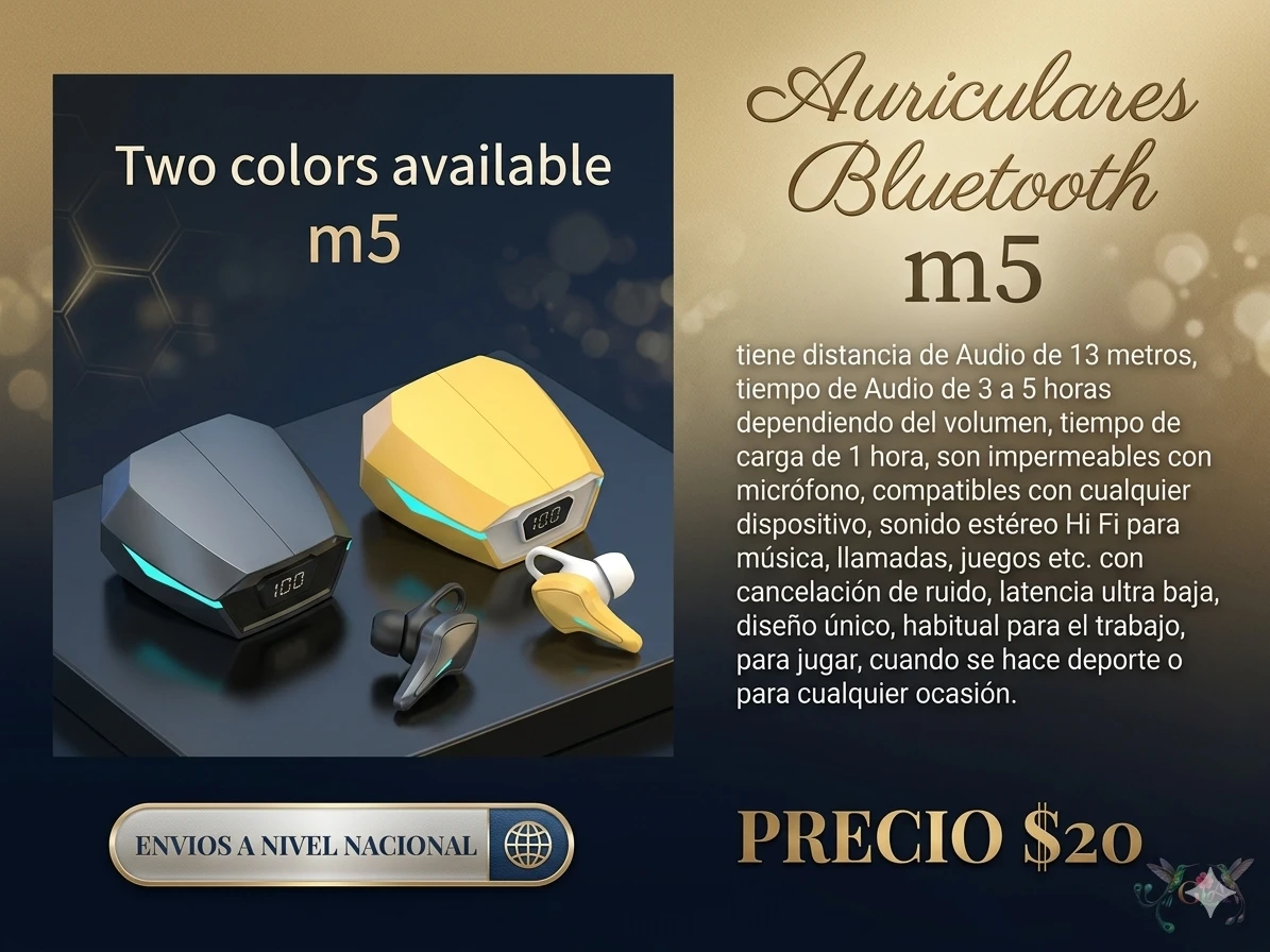 Audífonos Bluetooth m5