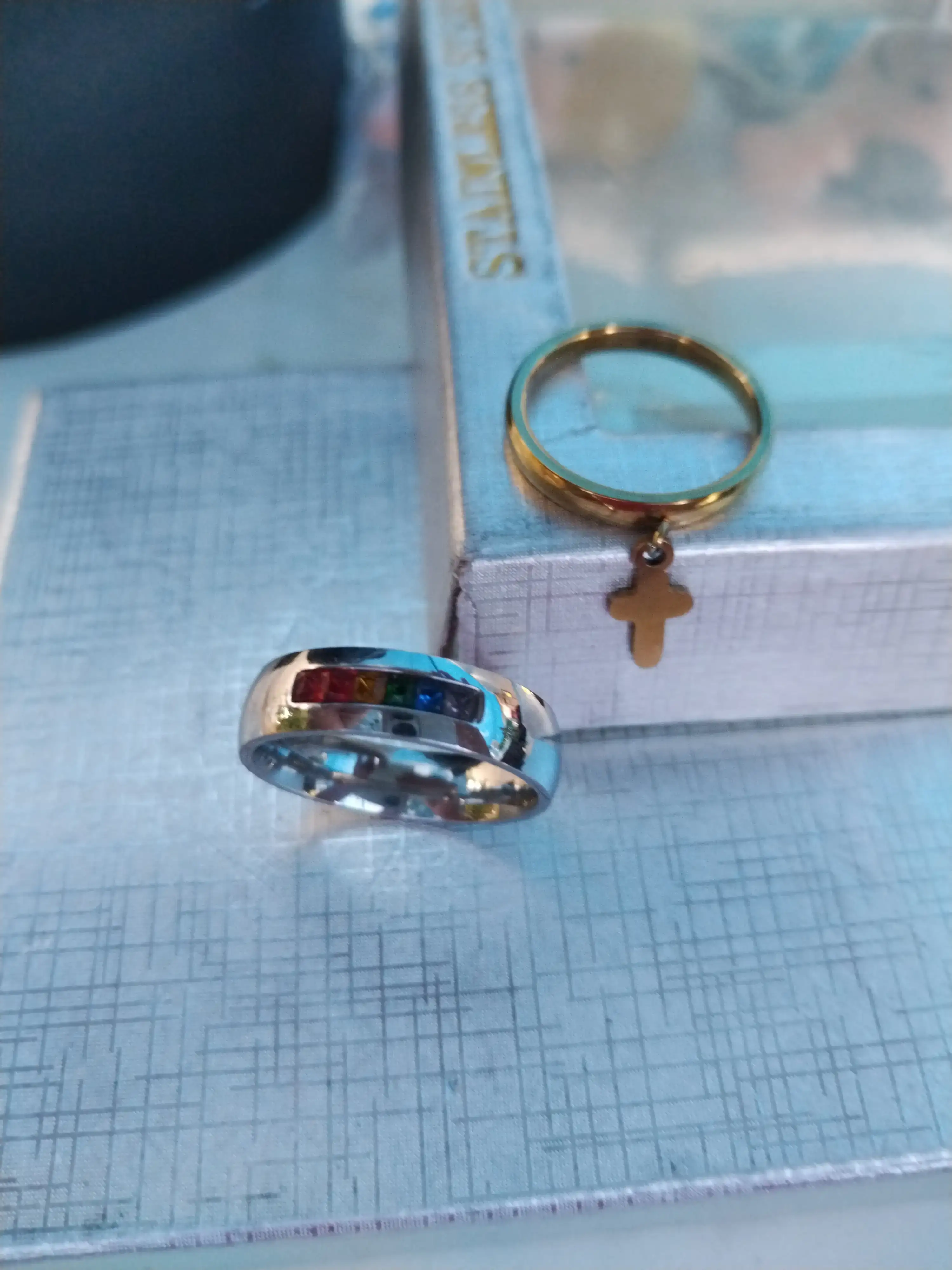 🌈† anillos acero