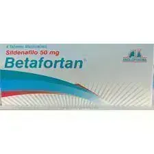 BETAFORTAN 50 MG X 4 TAB SILDENAFIL MASTICABLE ANGLOPHARMA