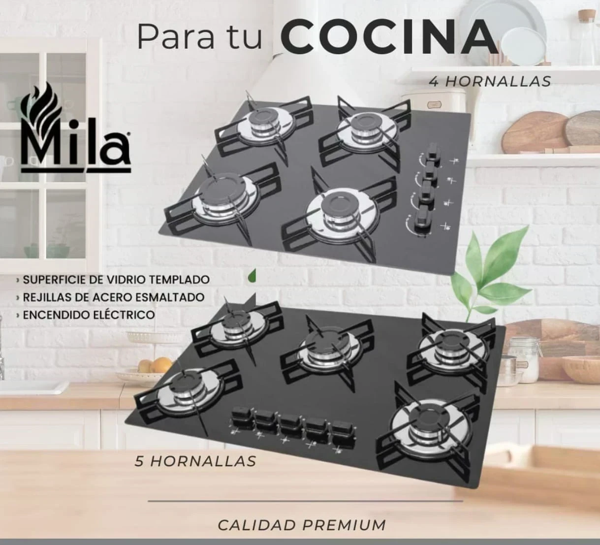 ANAFES A GAS MILA 4 HORNALLAS