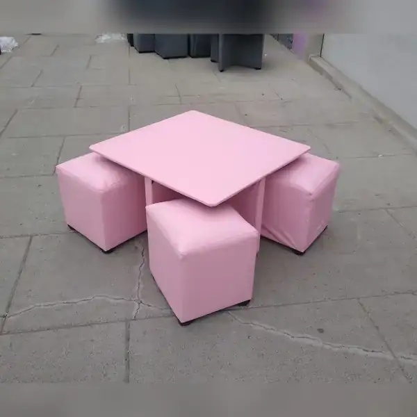 Mesas De Centro Con Taburetes 4