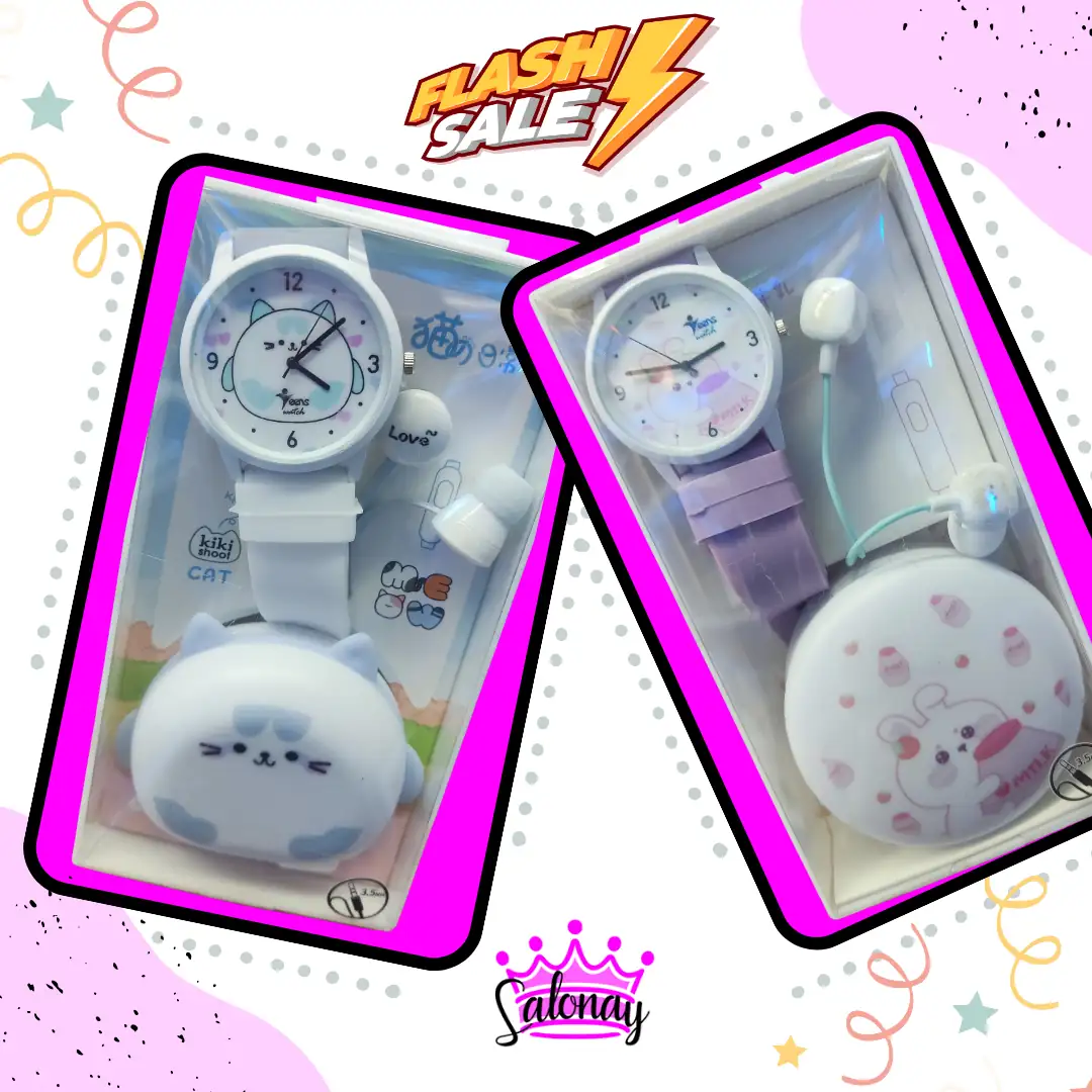 KIT RELOJ Y AUDÍFONOS 