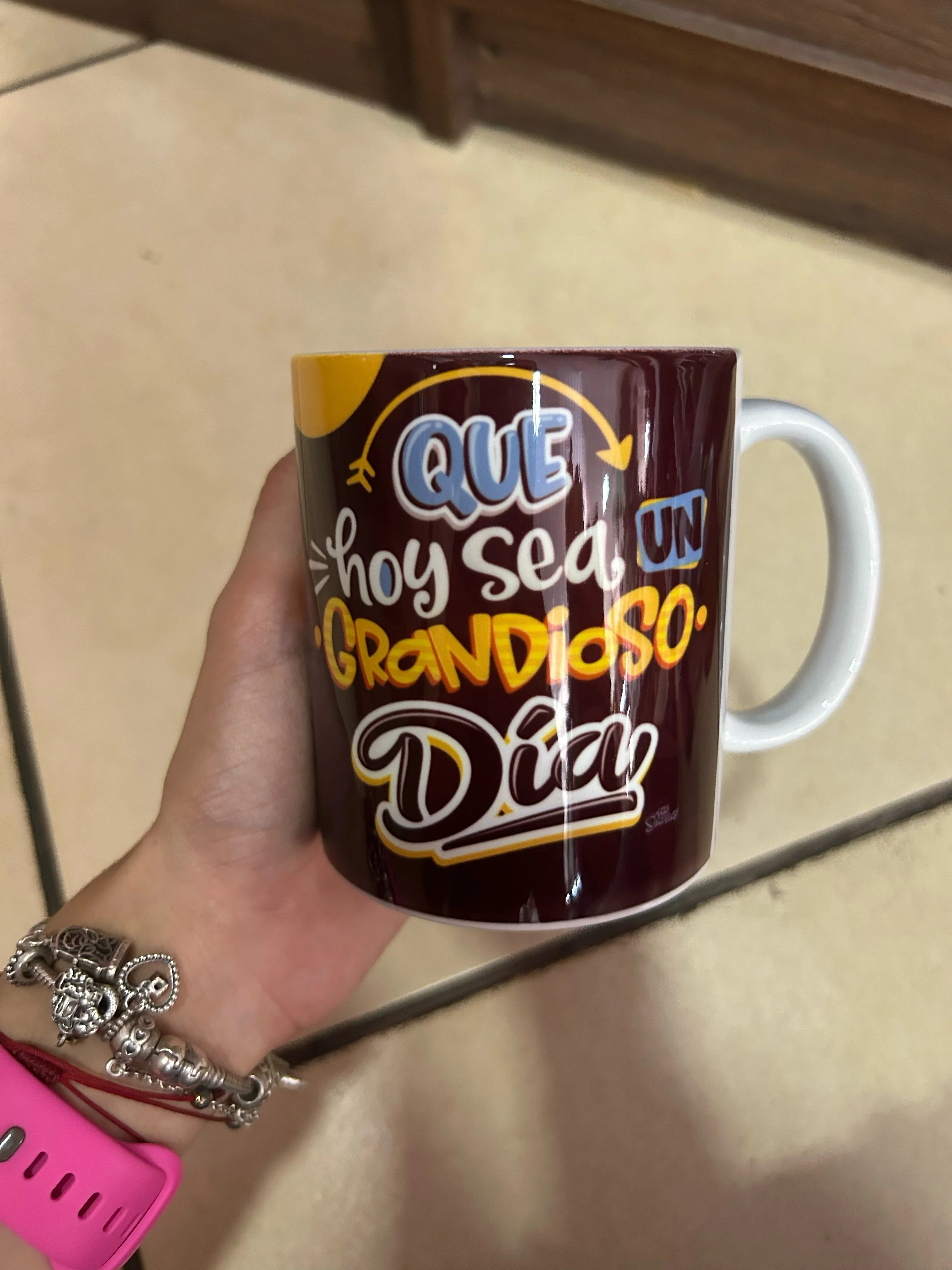Taza con mensaje