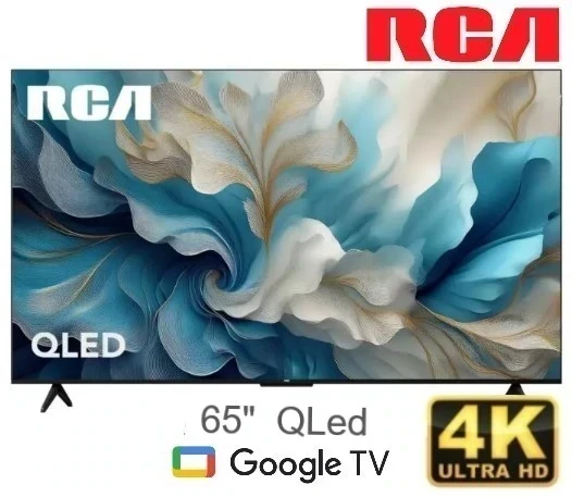 SMART TV RCA 65" QLED GOOGLE TV 