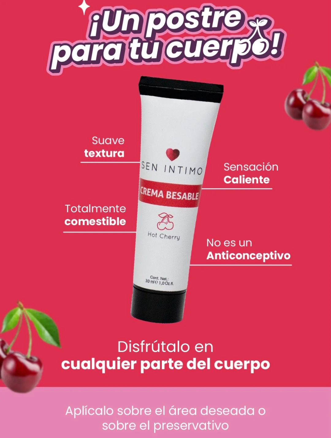 Crema Besable Hot Cherry 