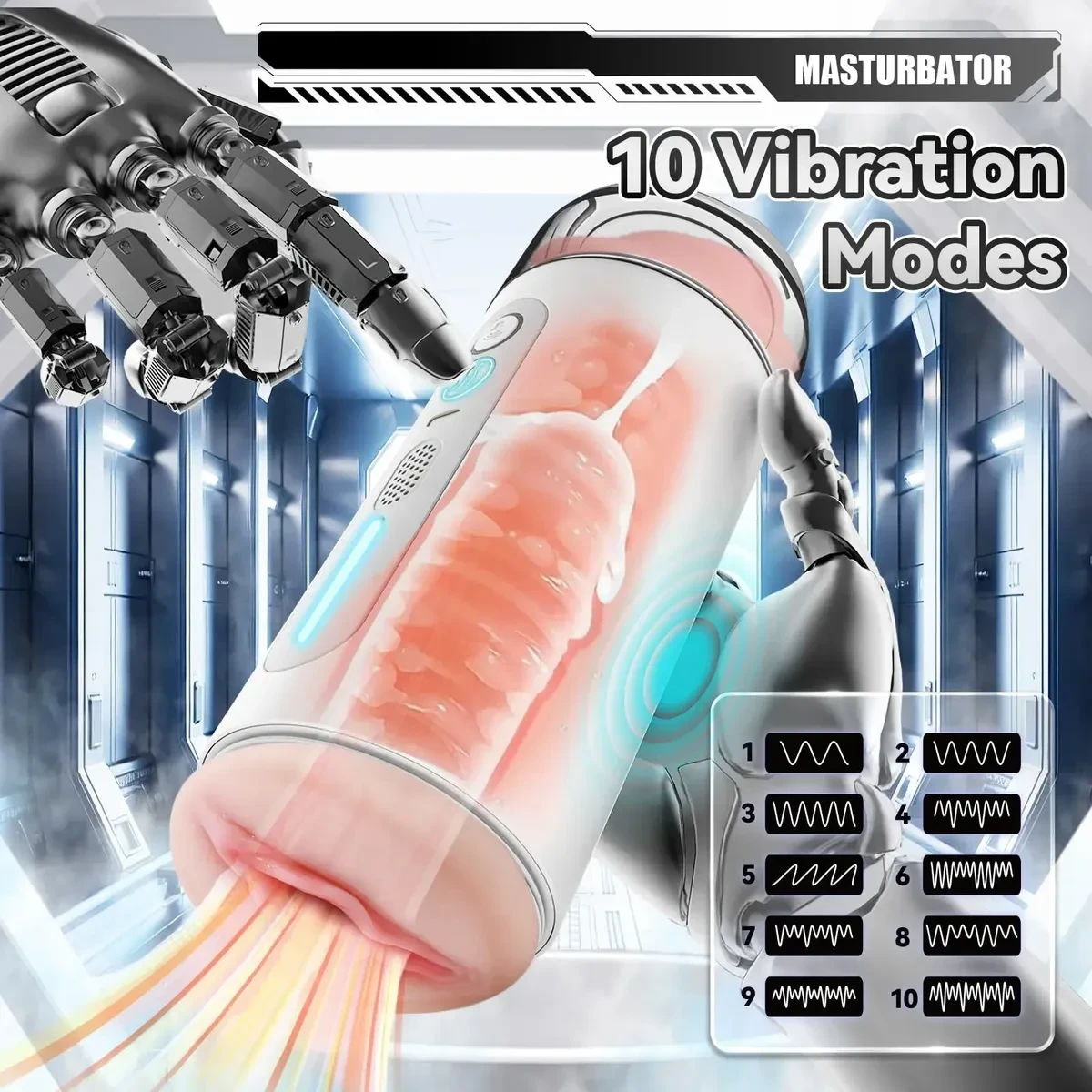 Masturbador eléctrico Premiun 🔥  5