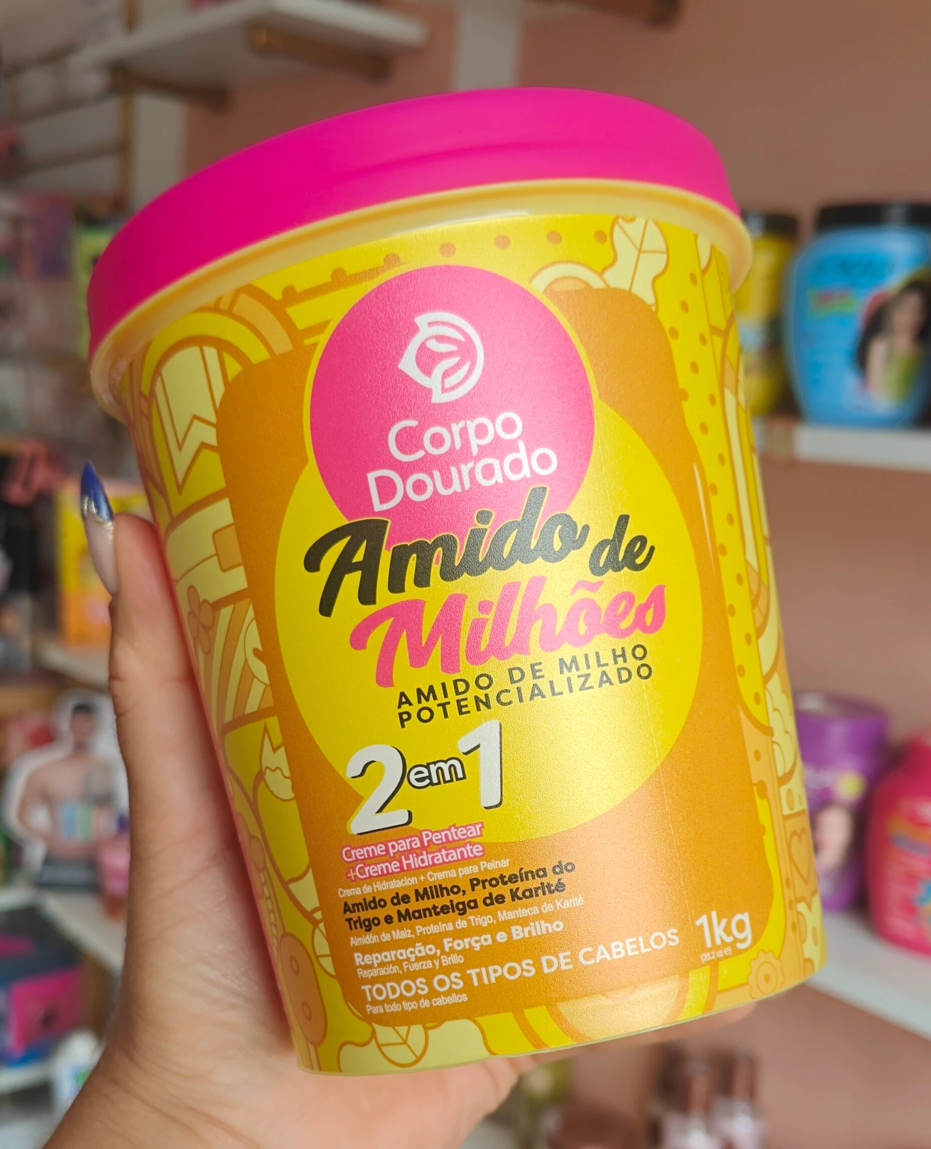 Crema 2 en 1 Amido de Milhoes 