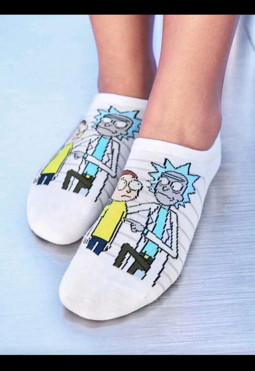 Medias Tobilleras Rick & Morty 