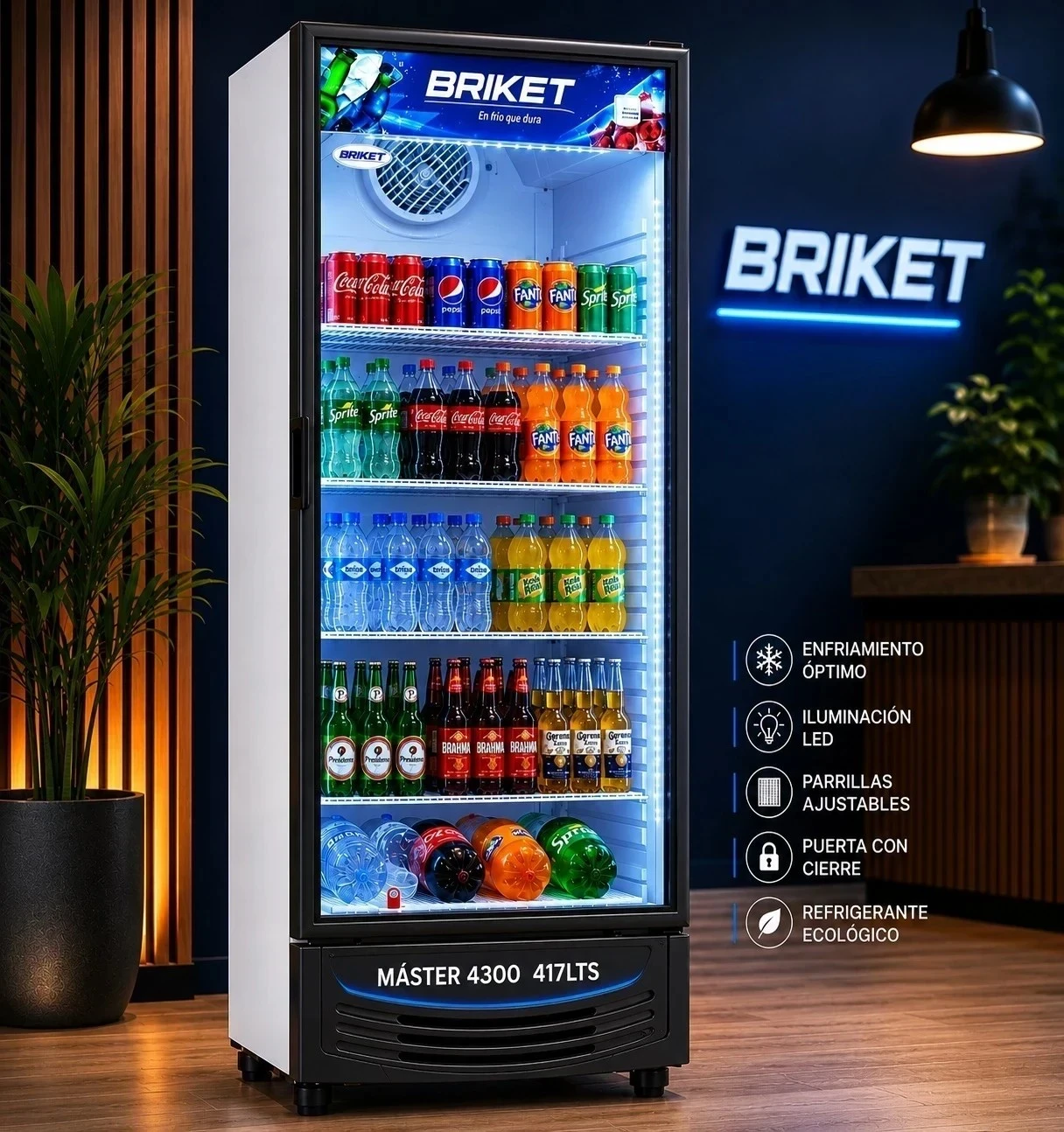 EXHIBIDORA BRIKET MASTER 4300 417LTS