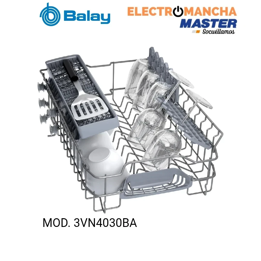 LAVAVAJILLAS BALAY 3VN4030BA 45 CM. BLANCO CLASE E 4