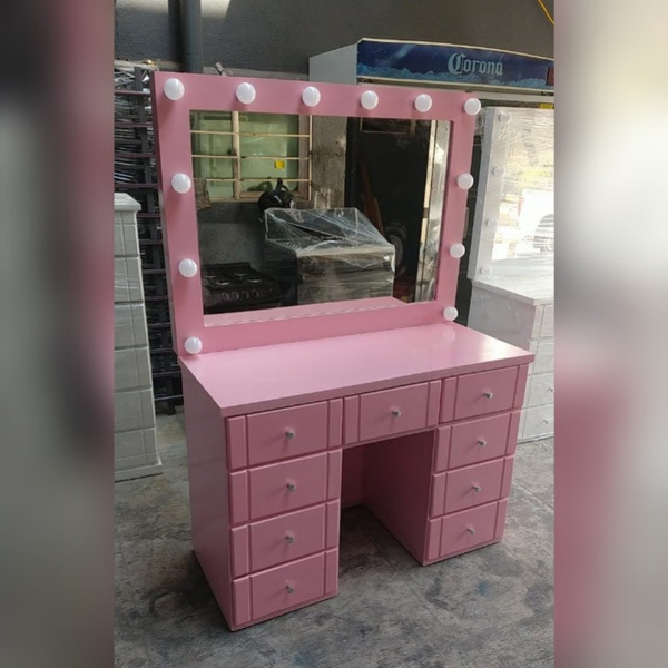 Tocador Hollywood Vanity G2 Repisa Lisa 5